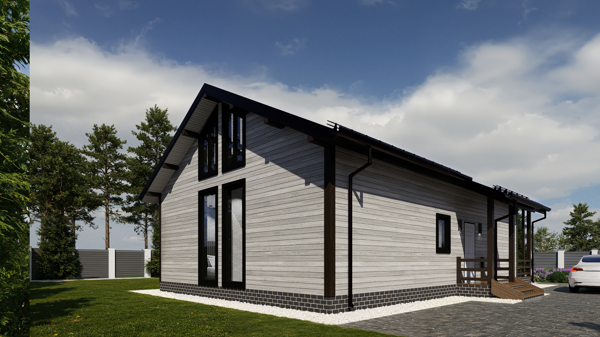 картинка Каркасный дом Либерти от LEGNO