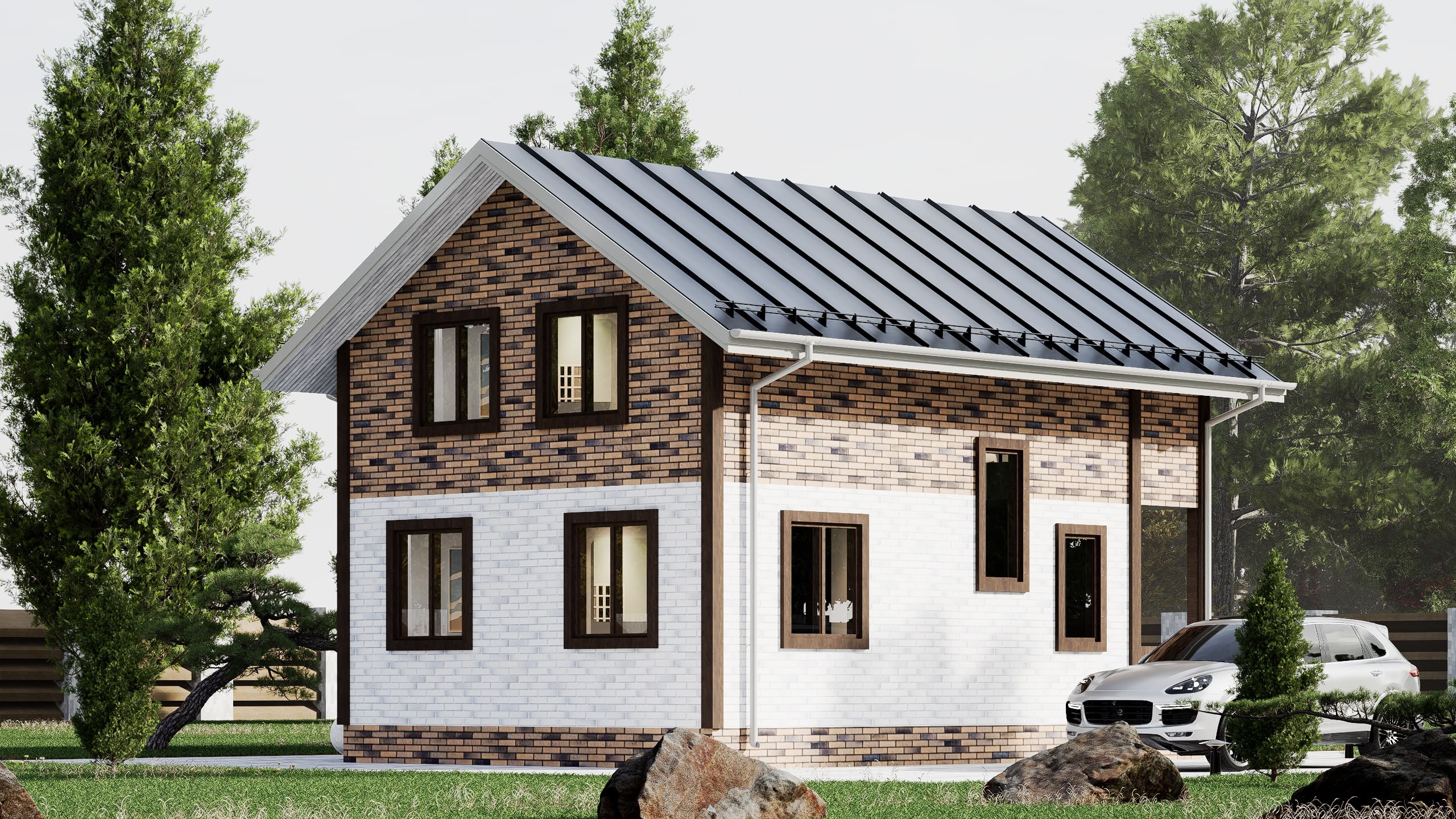 картинка Каркасный дом Вермонт от LEGNO