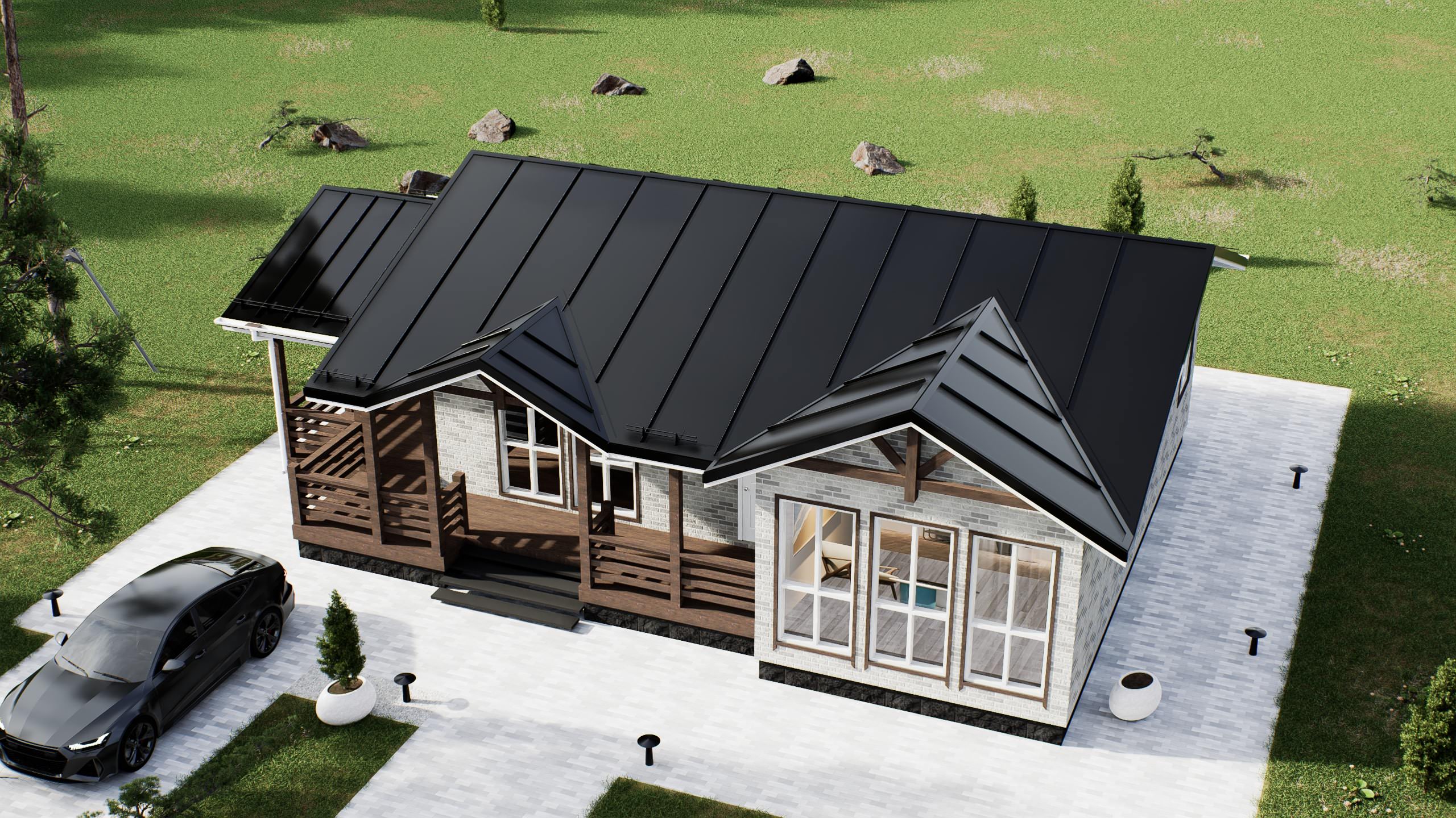 картинка Каркасный дом Валенсия от LEGNO
