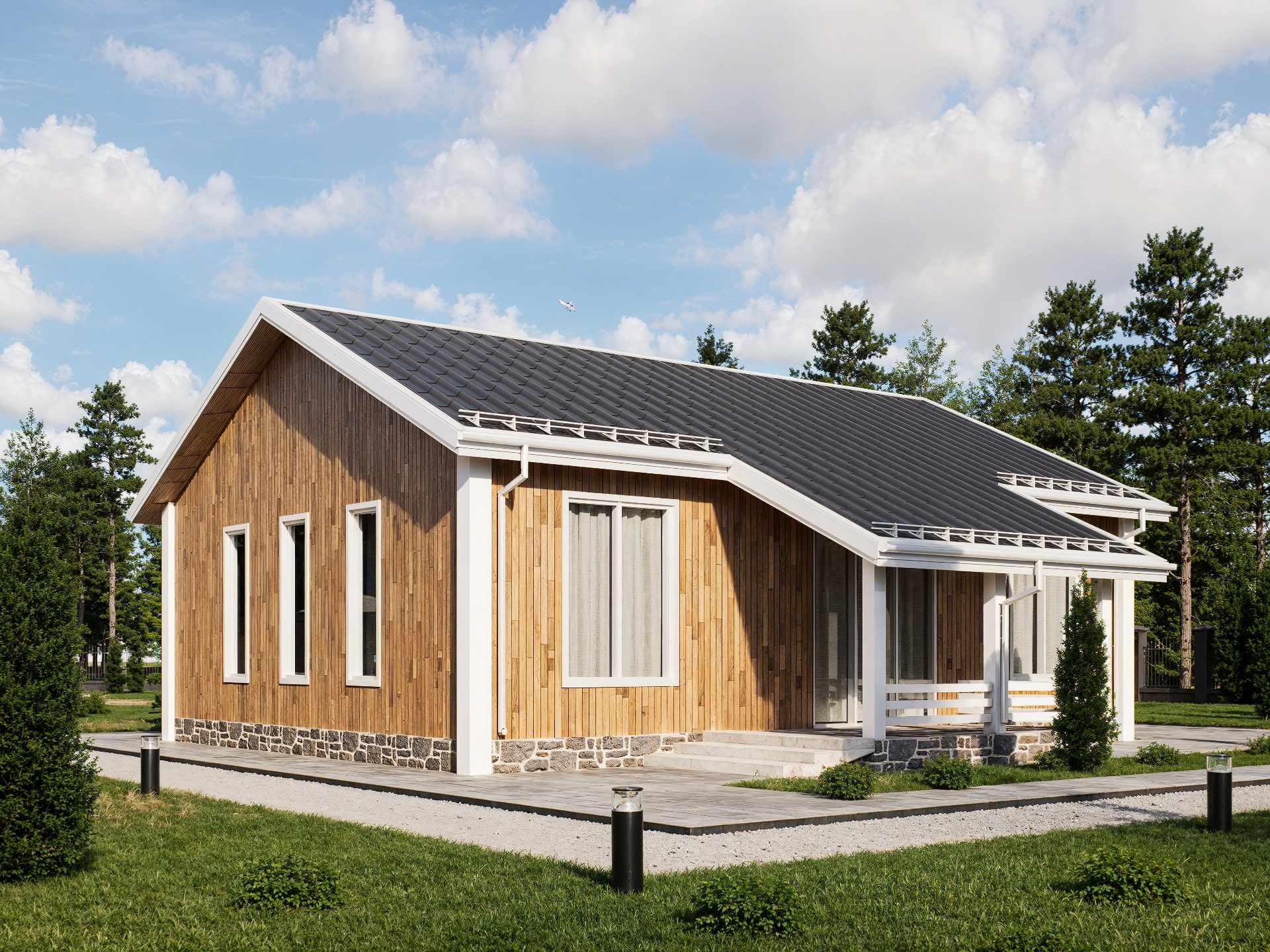 картинка Каркасный дом Хьюстон от LEGNO