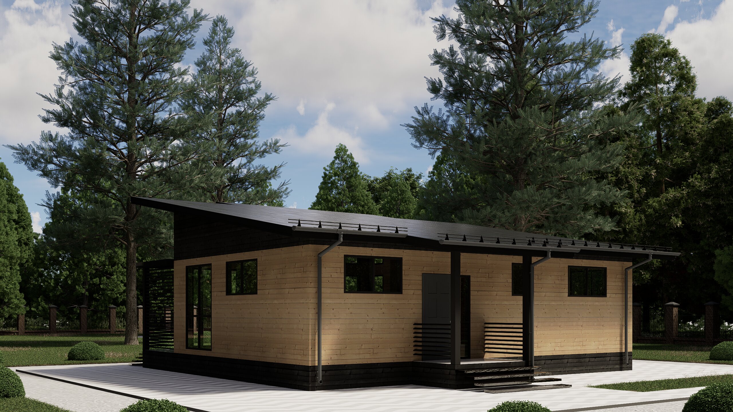 картинка Каркасный дом Бруклин от LEGNO
