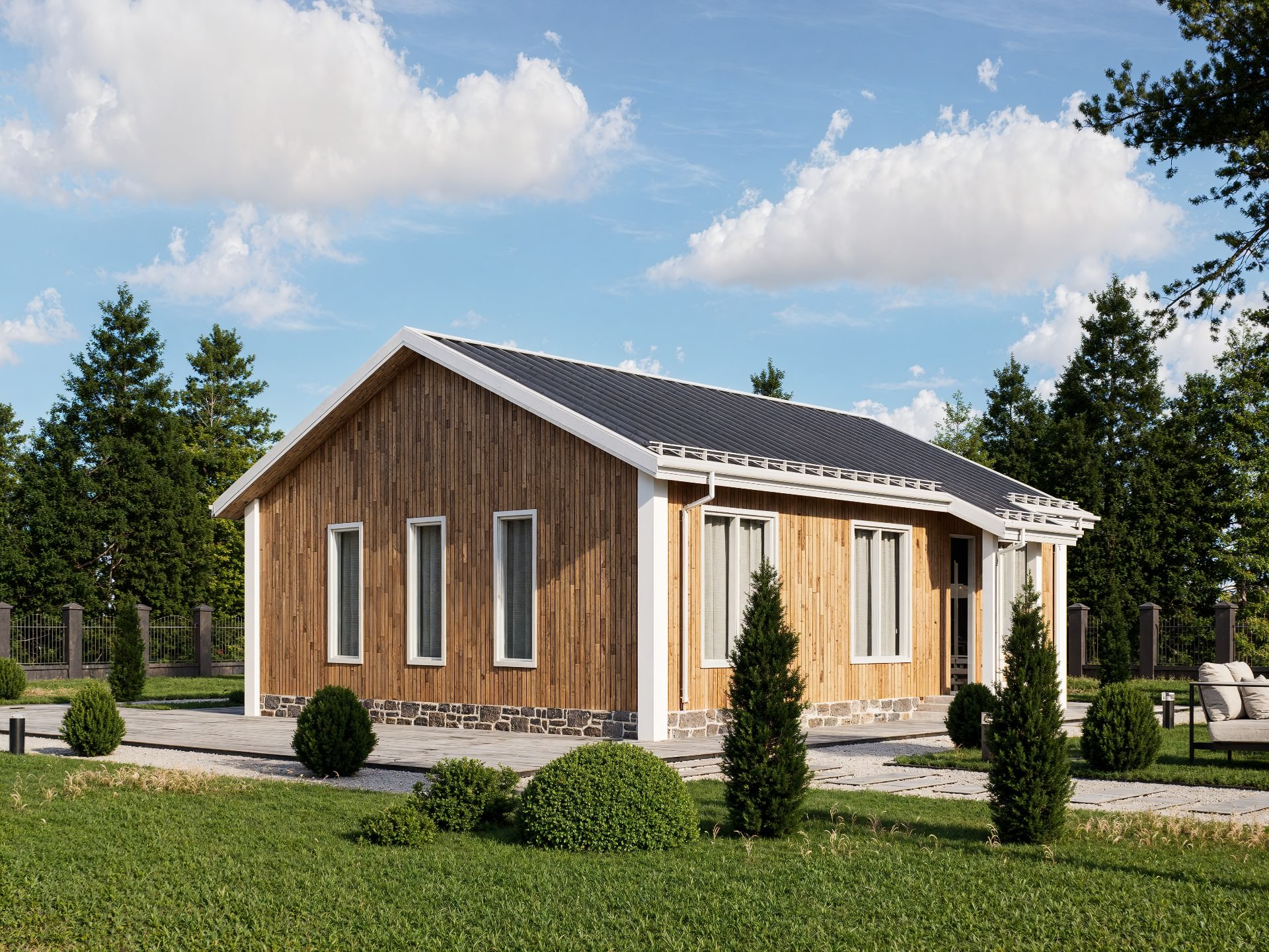картинка Каркасный дом Хьюстон от LEGNO