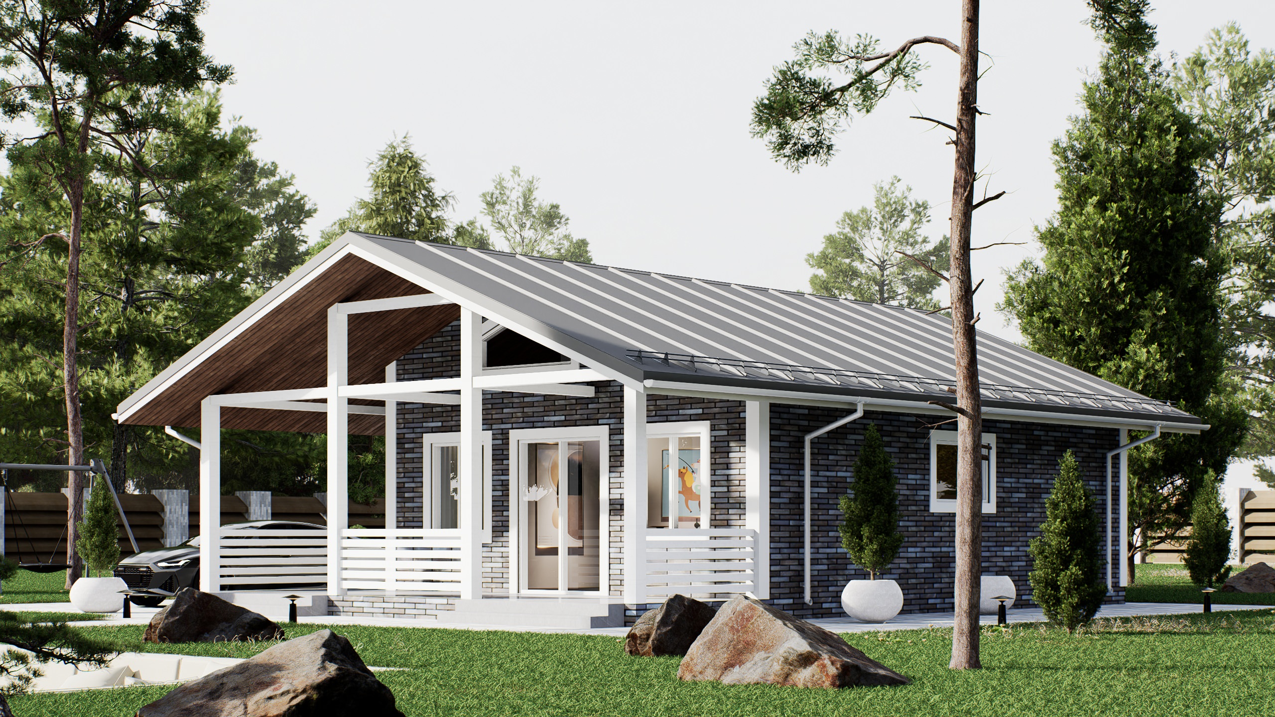 картинка Каркасный дом Вирджиния от LEGNO