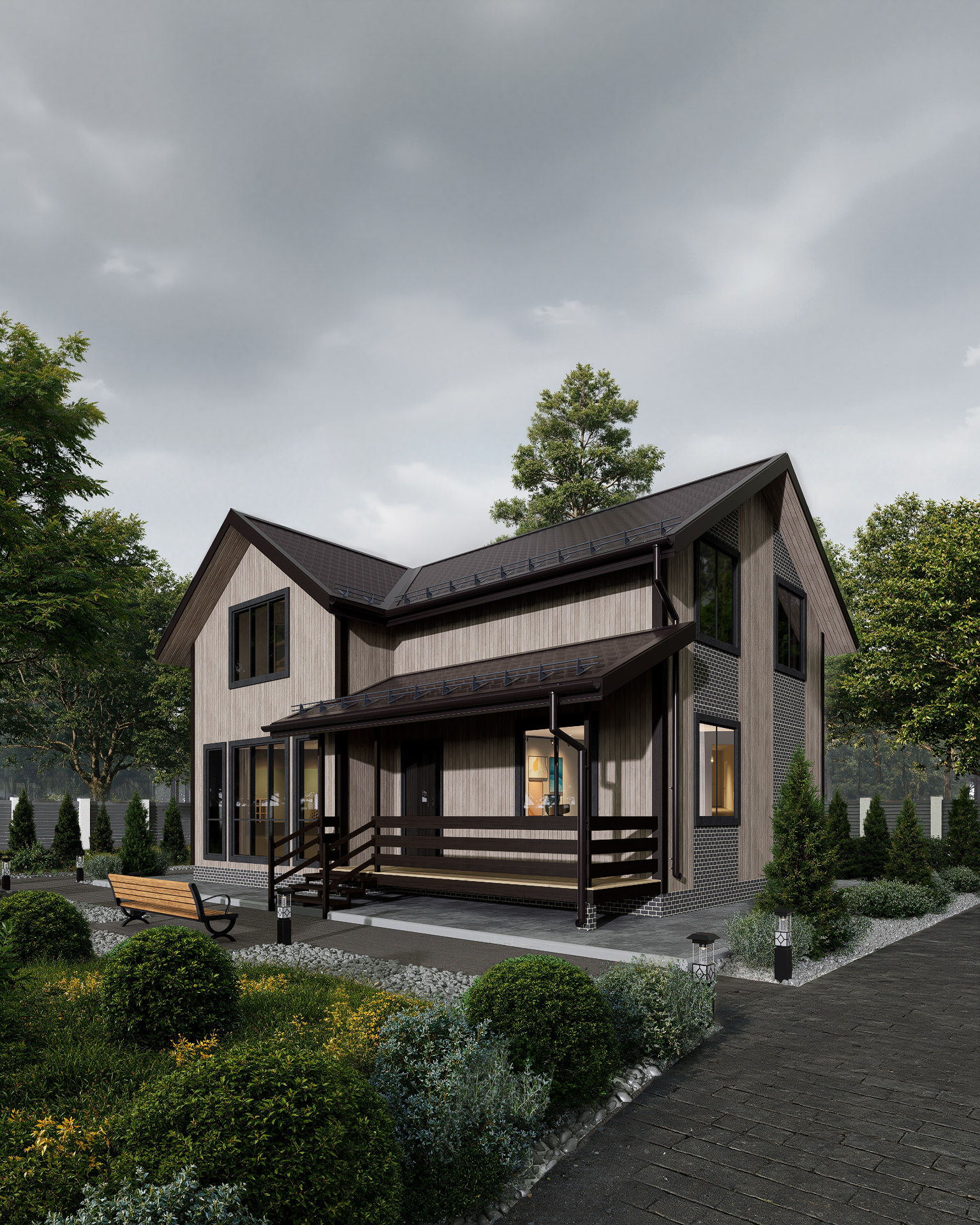 картинка Каркасный дом Торонто от LEGNO
