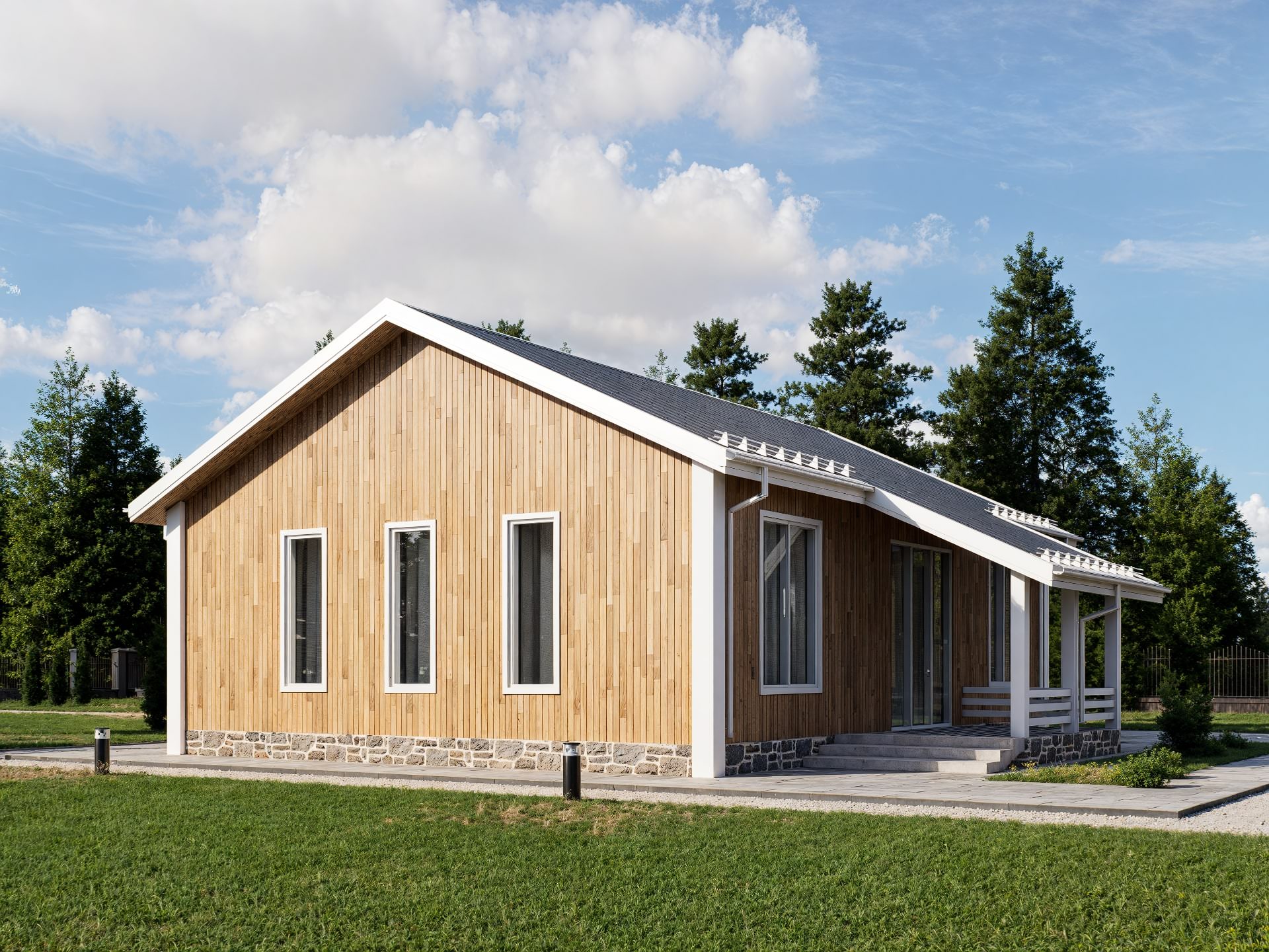 картинка Каркасный дом Хьюстон от LEGNO