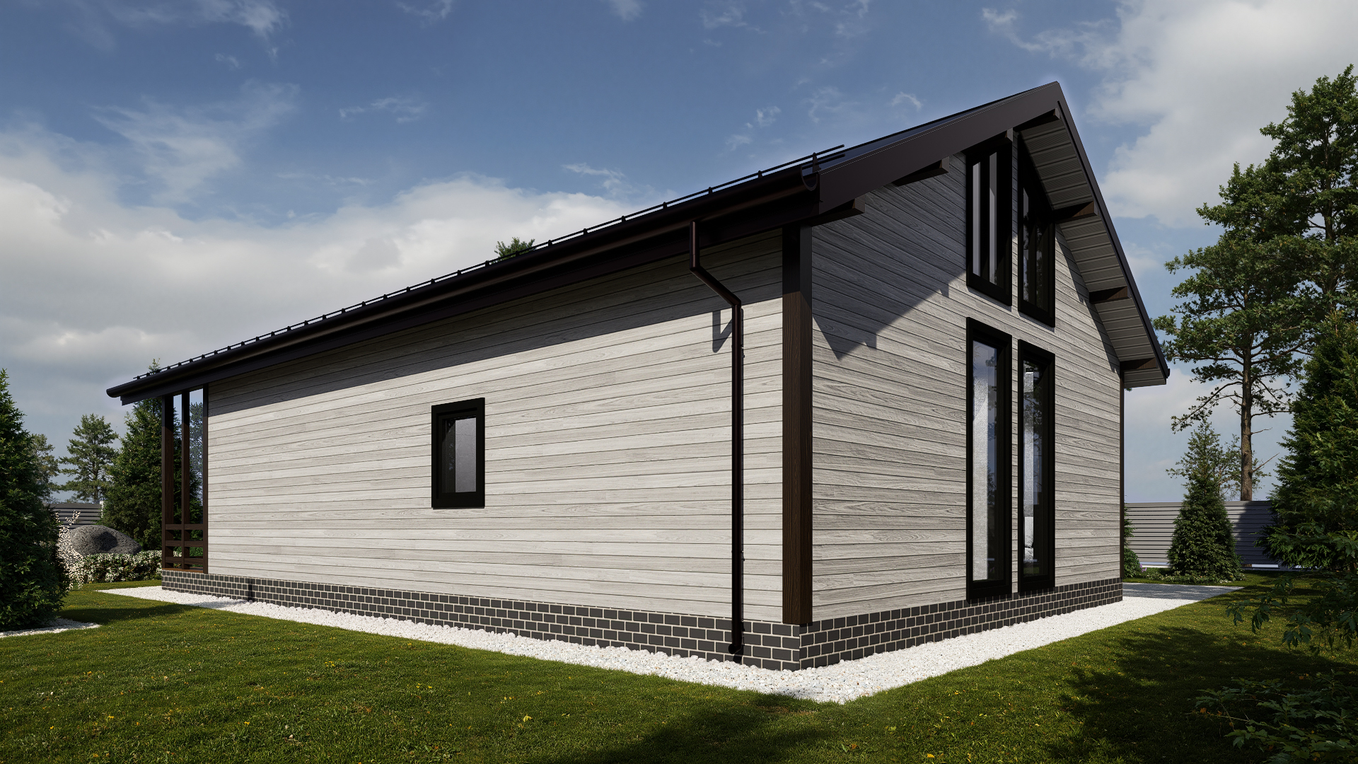 картинка Каркасный дом Либерти от LEGNO