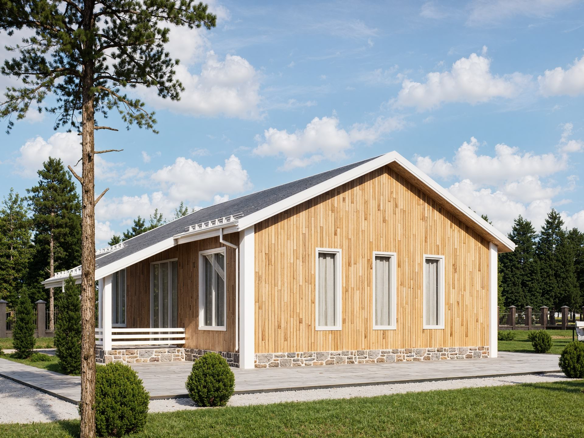картинка Каркасный дом Хьюстон от LEGNO