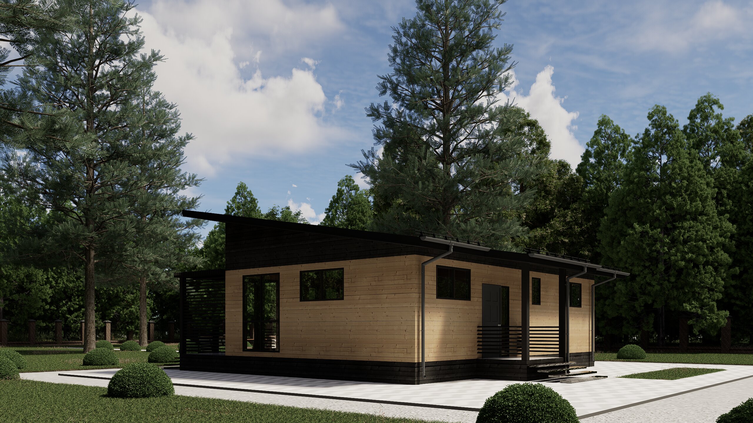 картинка Каркасный дом Бруклин от LEGNO