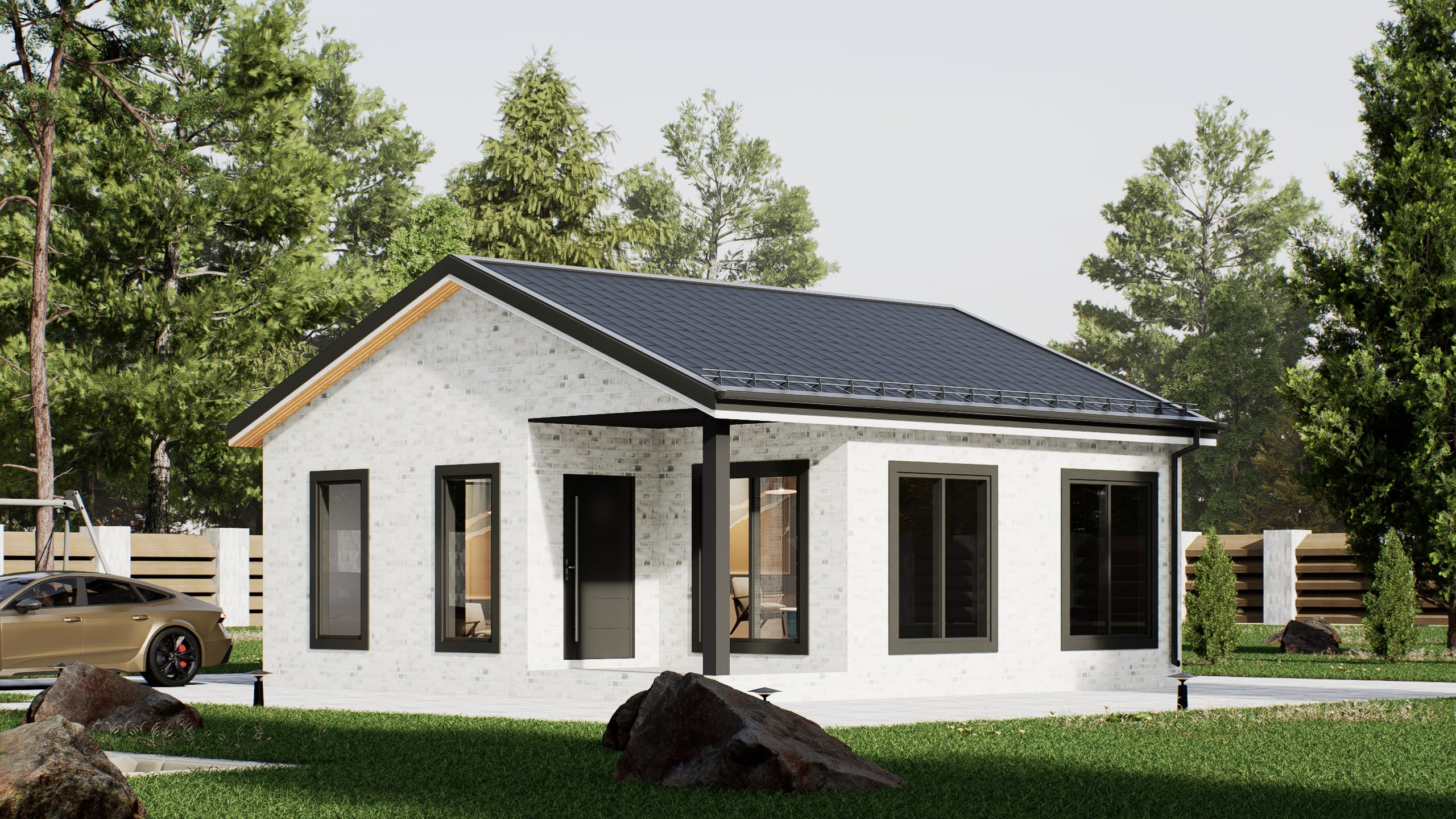 картинка Каркасный дом Даллас от LEGNO