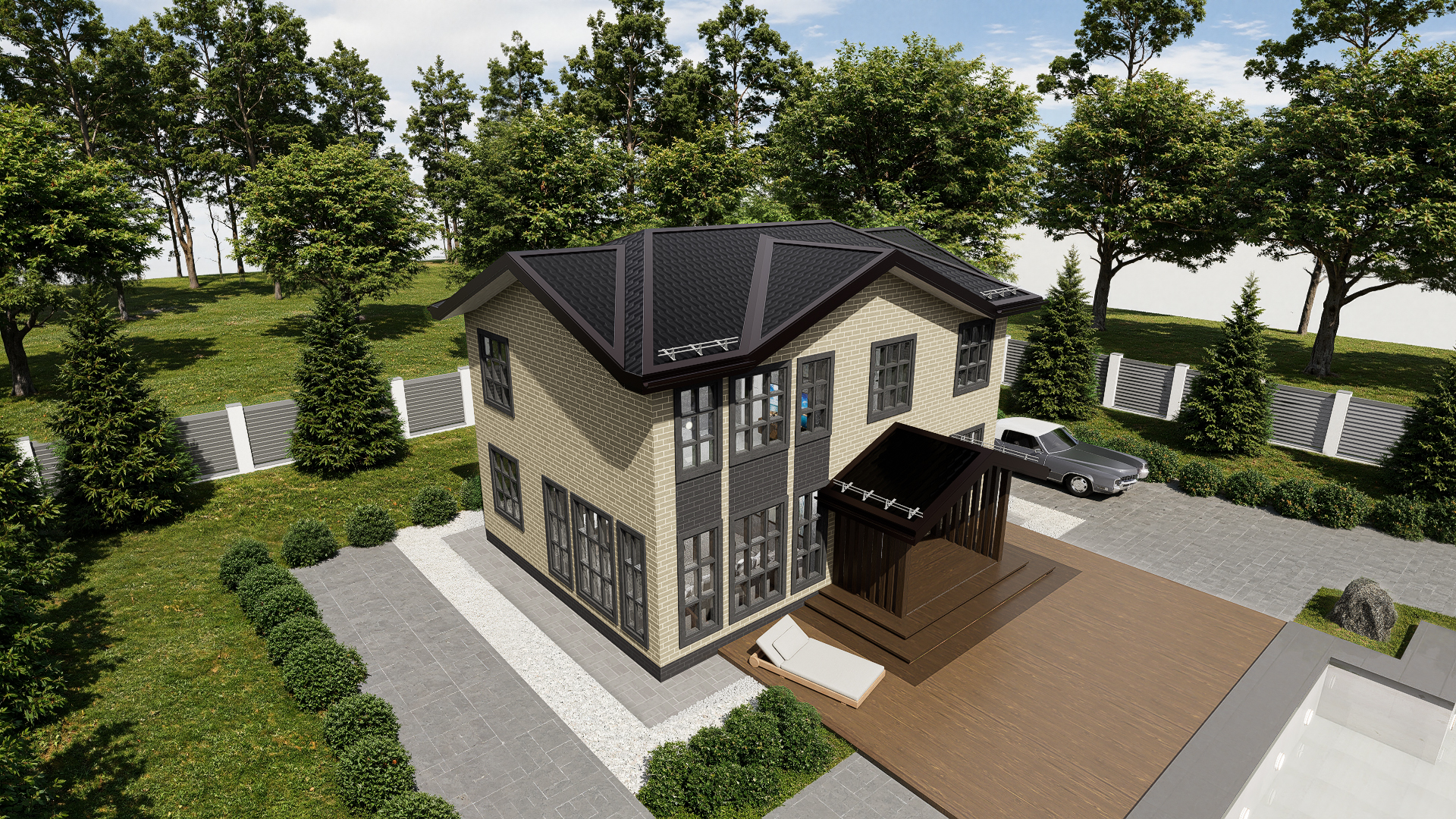 картинка Каркасный дом Маршал от LEGNO