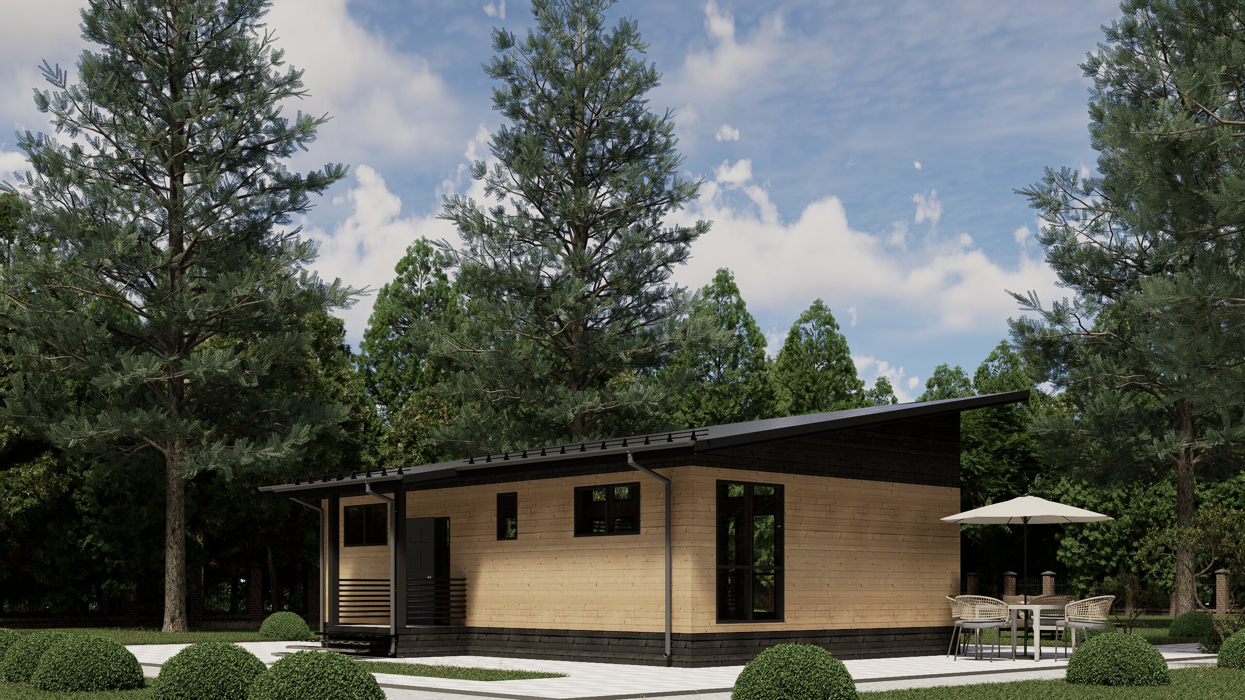 картинка Каркасный дом Бруклин от LEGNO