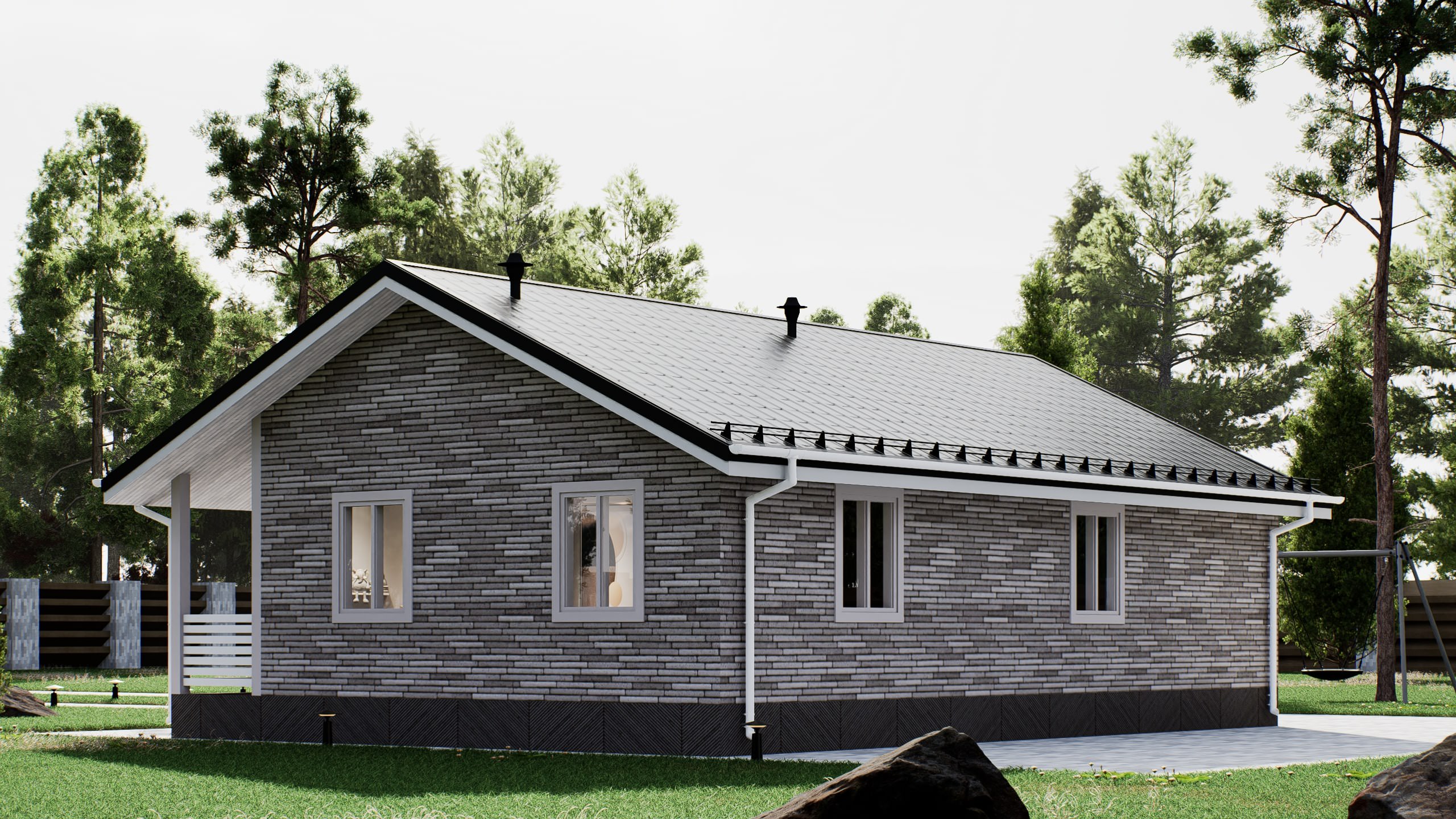 картинка Каркасный дом Мельбурн от LEGNO