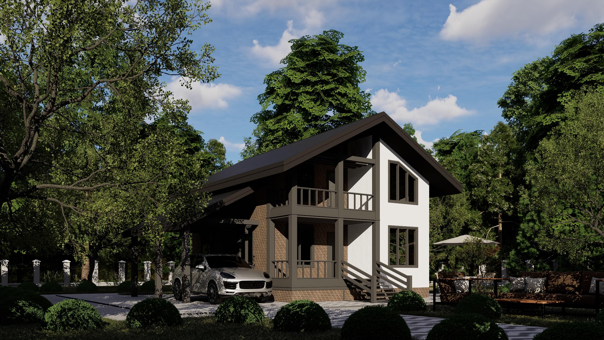 картинка Каркасный дом Ривьера от LEGNO