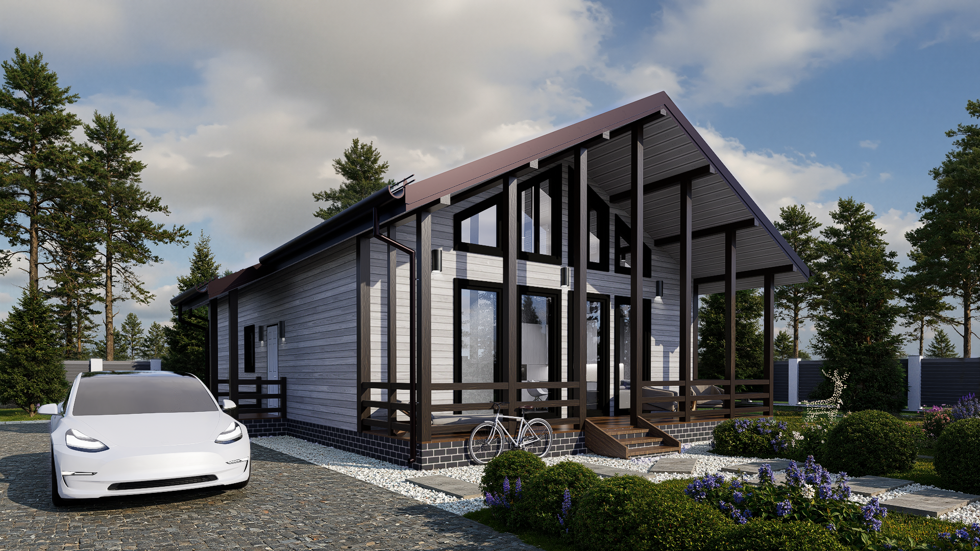 картинка Каркасный дом Либерти от LEGNO