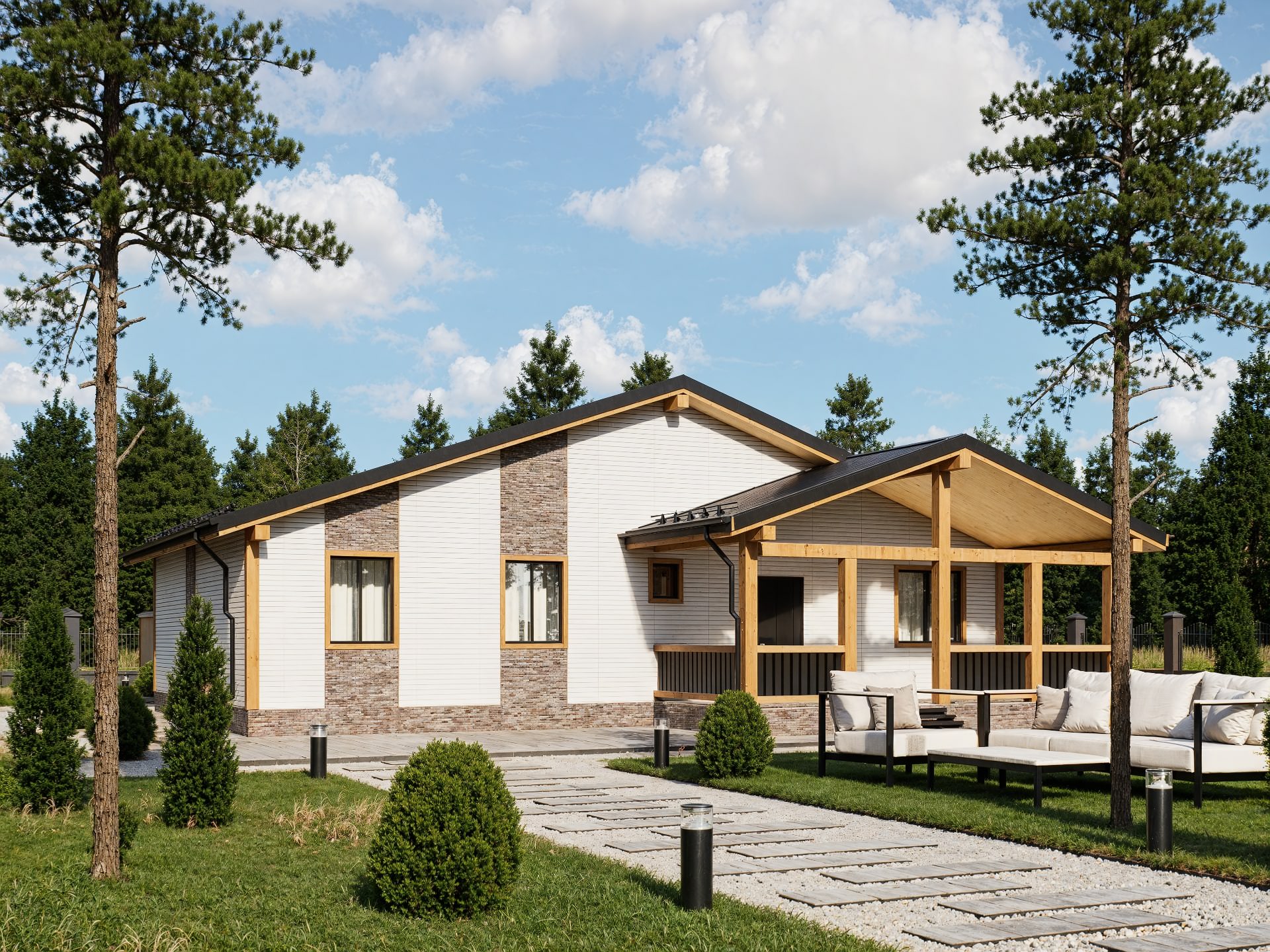 картинка Каркасный дом Орион от LEGNO