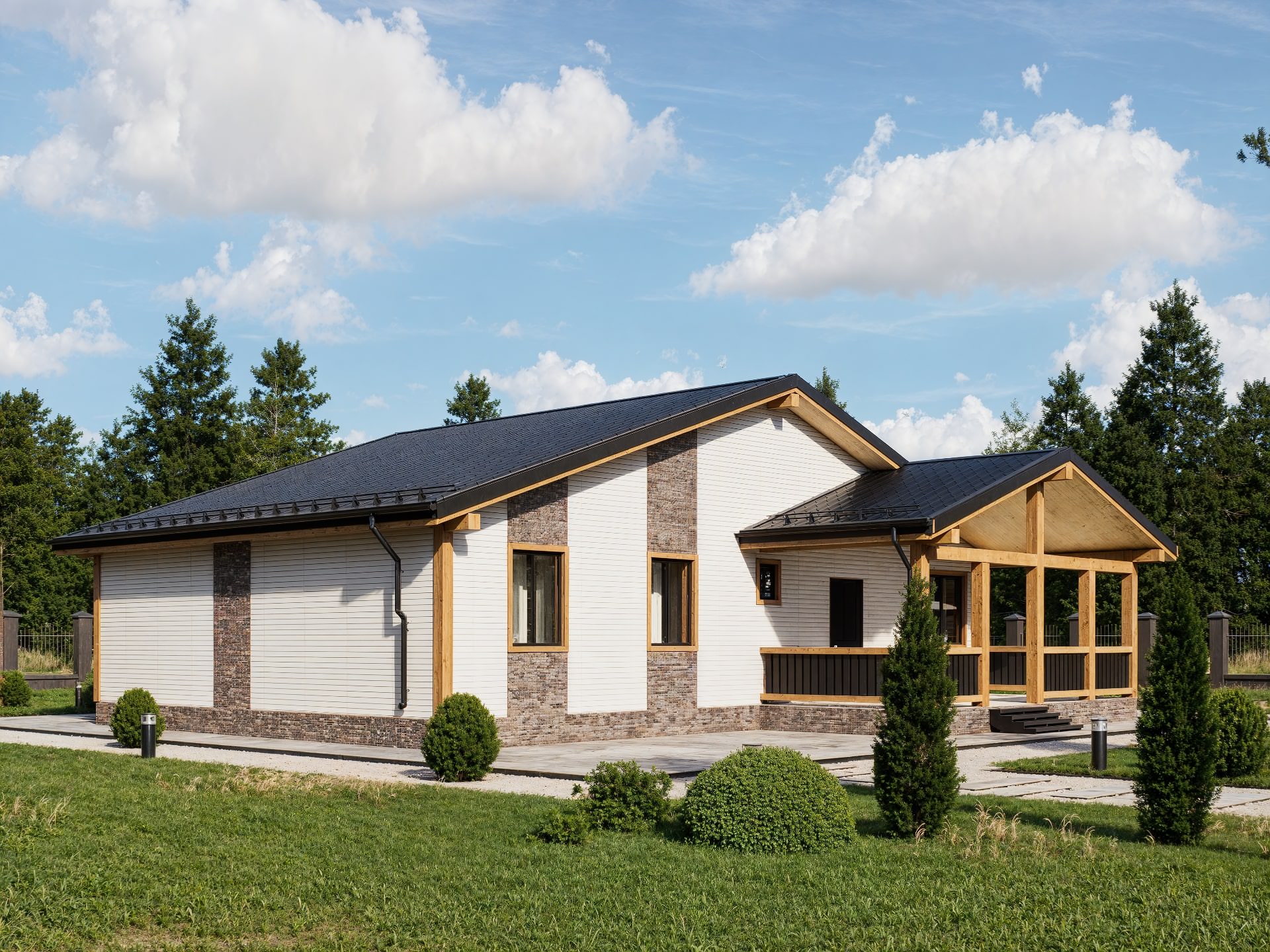 картинка Каркасный дом Орион от LEGNO