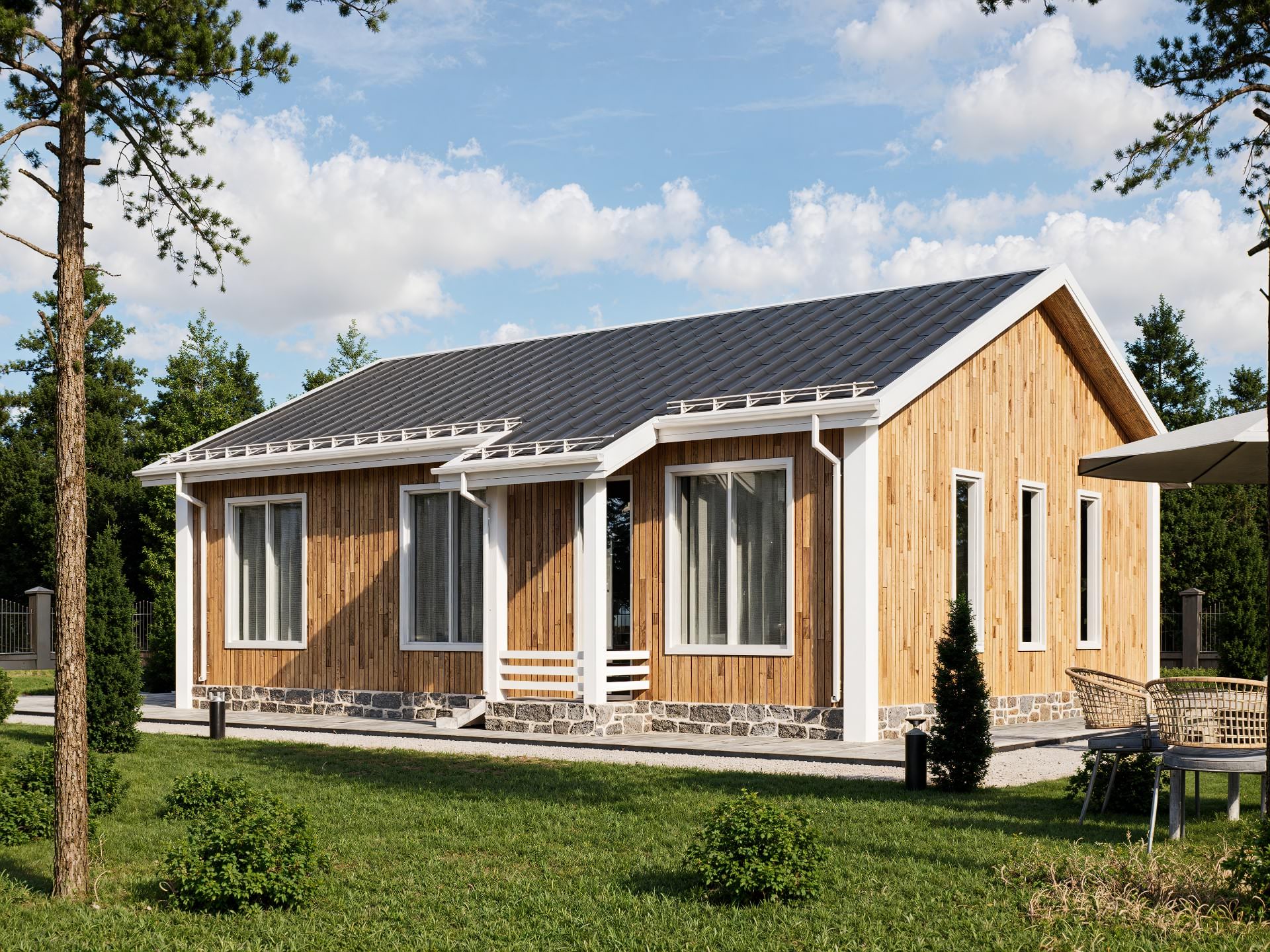картинка Каркасный дом Хьюстон от LEGNO