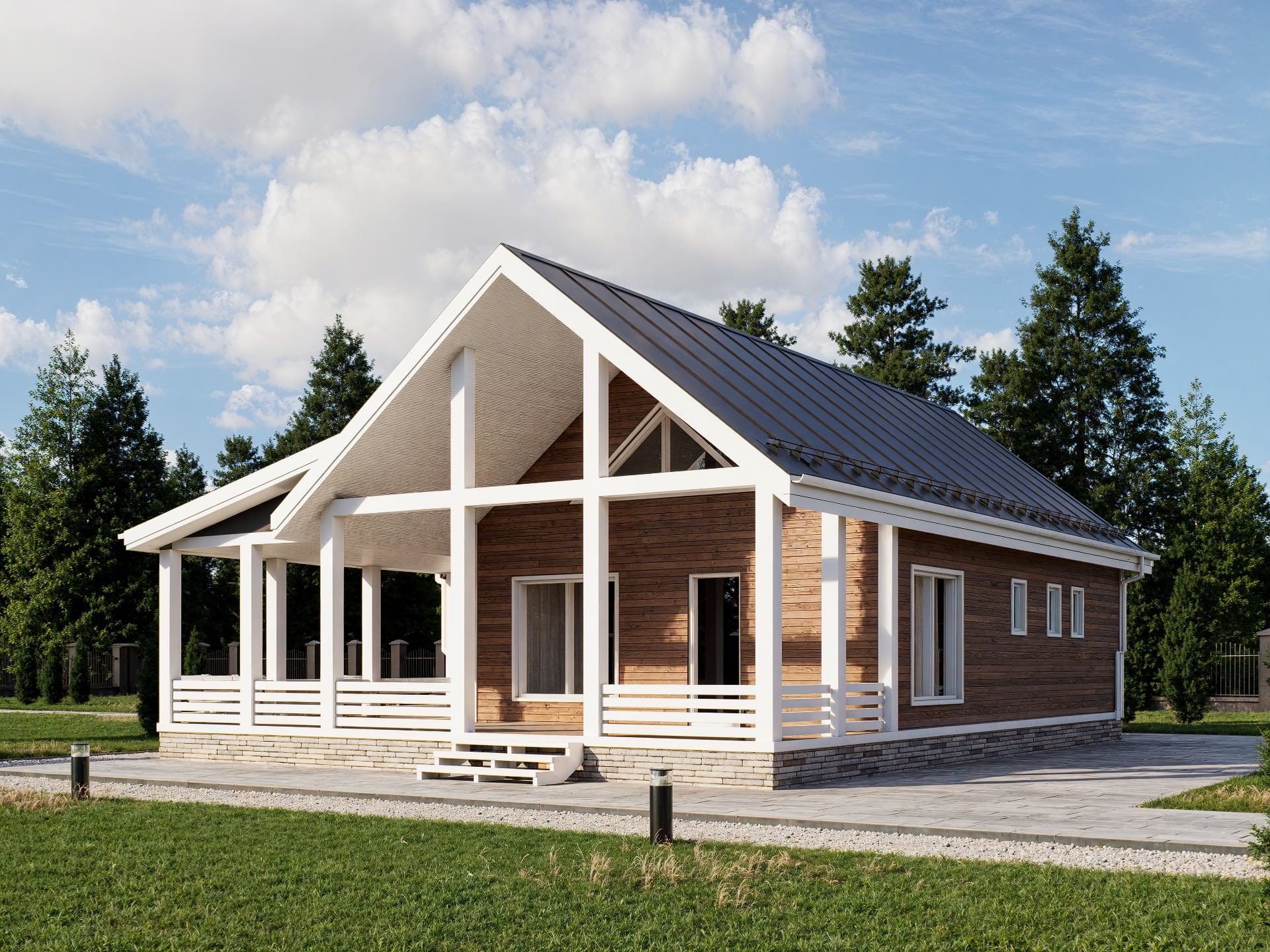 картинка Каркасный дом Турин от LEGNO