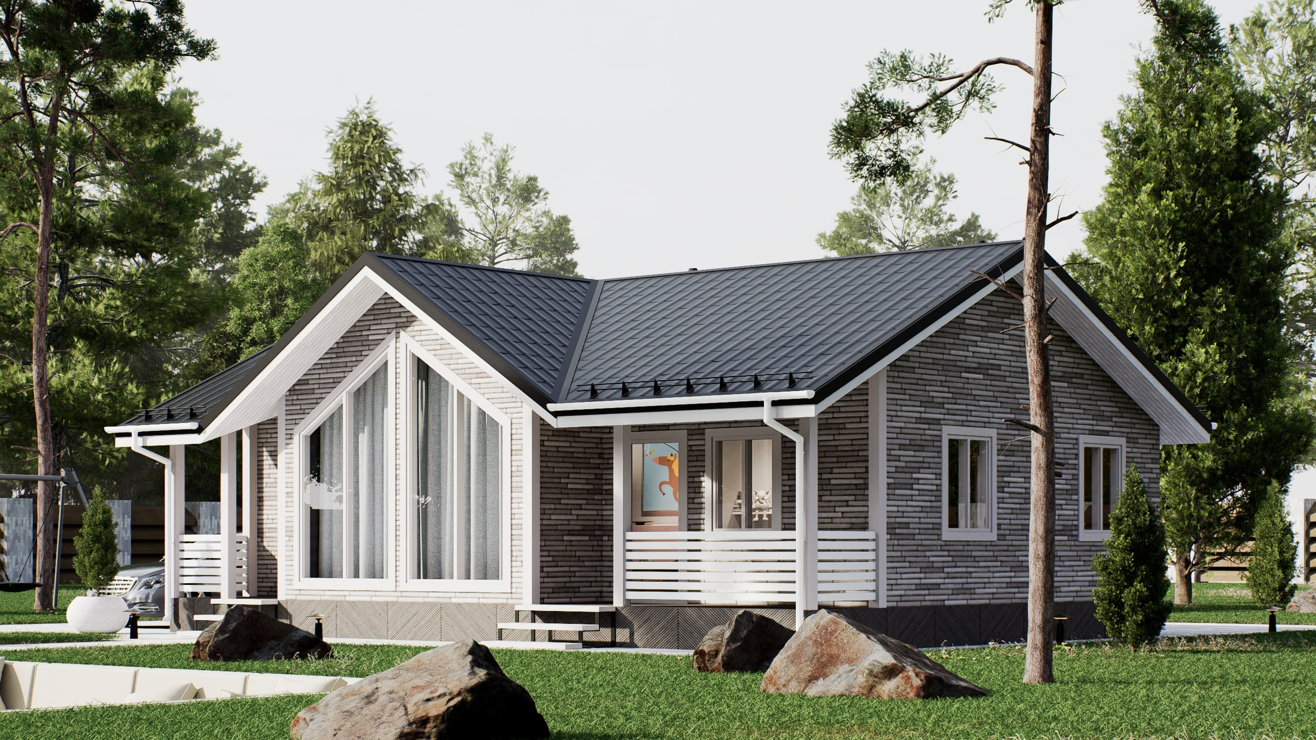 картинка Каркасный дом Мельбурн от LEGNO