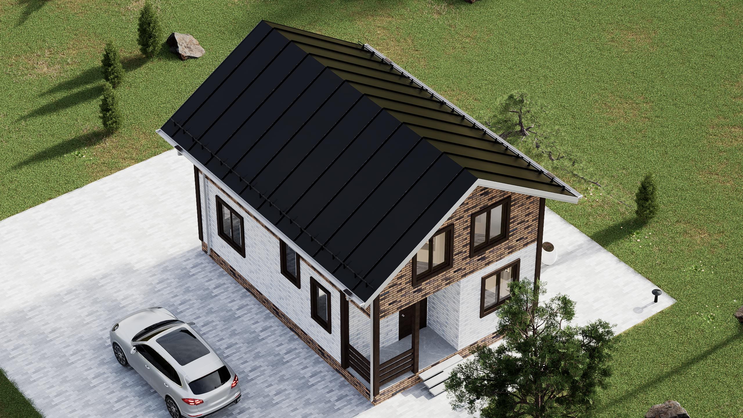 картинка Каркасный дом Вермонт от LEGNO