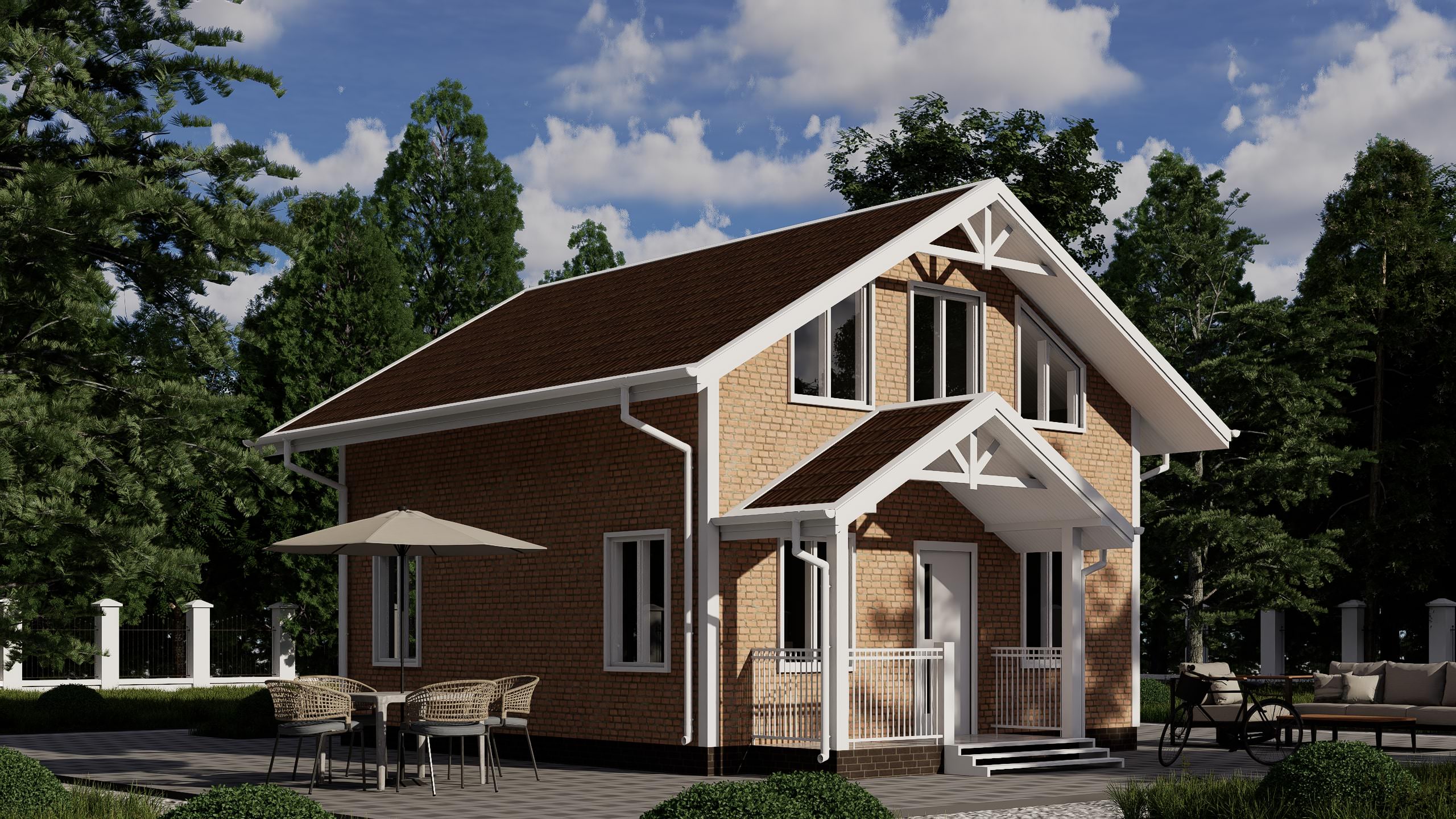 картинка Каркасный дом Нова от LEGNO