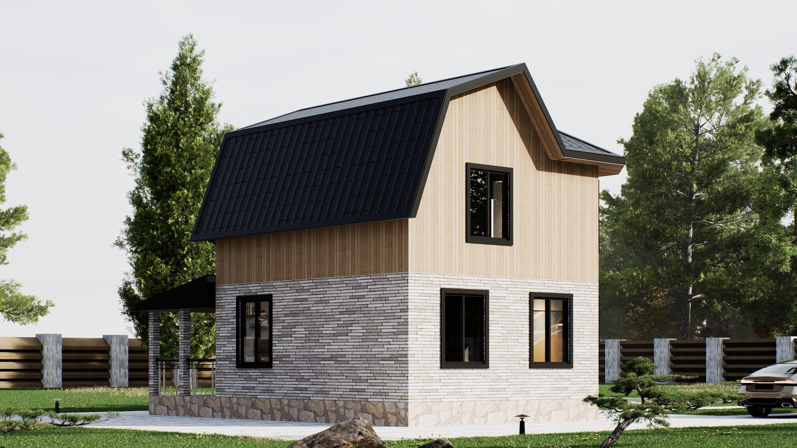 картинка Каркасный дом Денвер от LEGNO