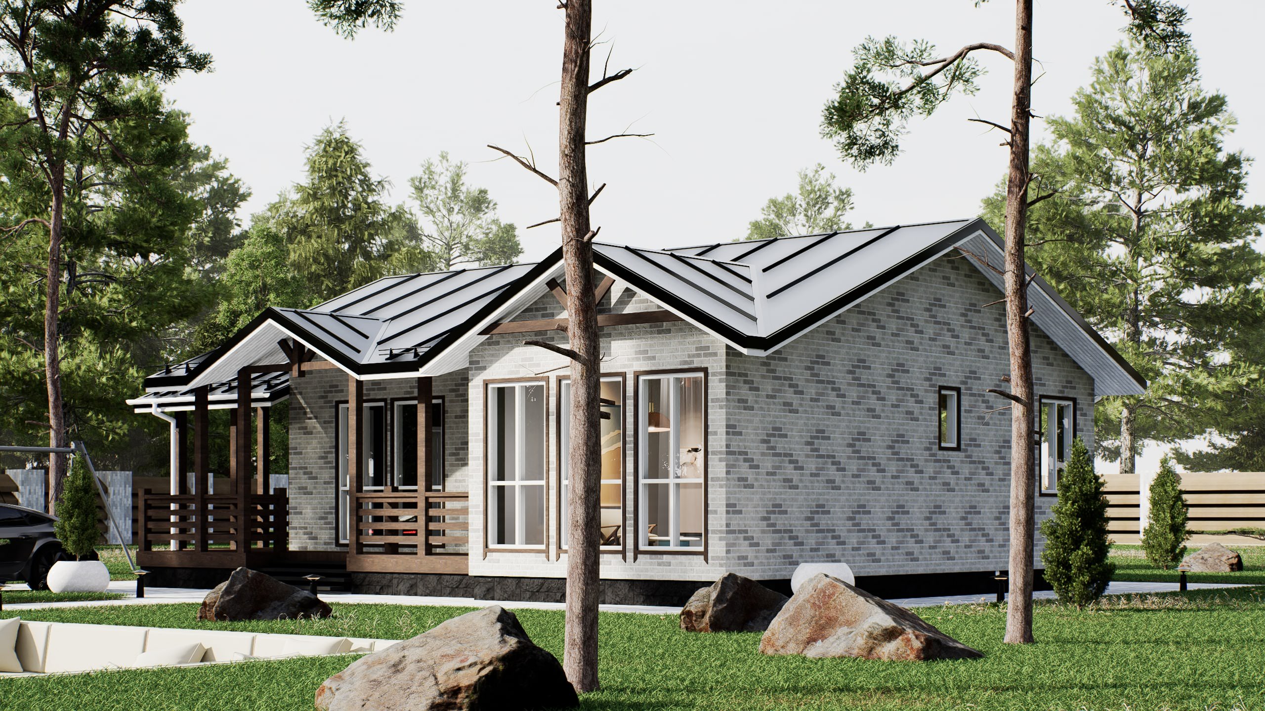 картинка Каркасный дом Валенсия от LEGNO