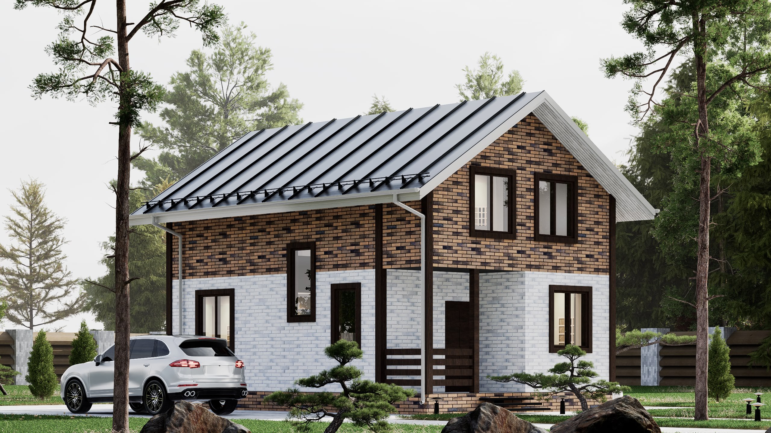 картинка Каркасный дом Вермонт от LEGNO
