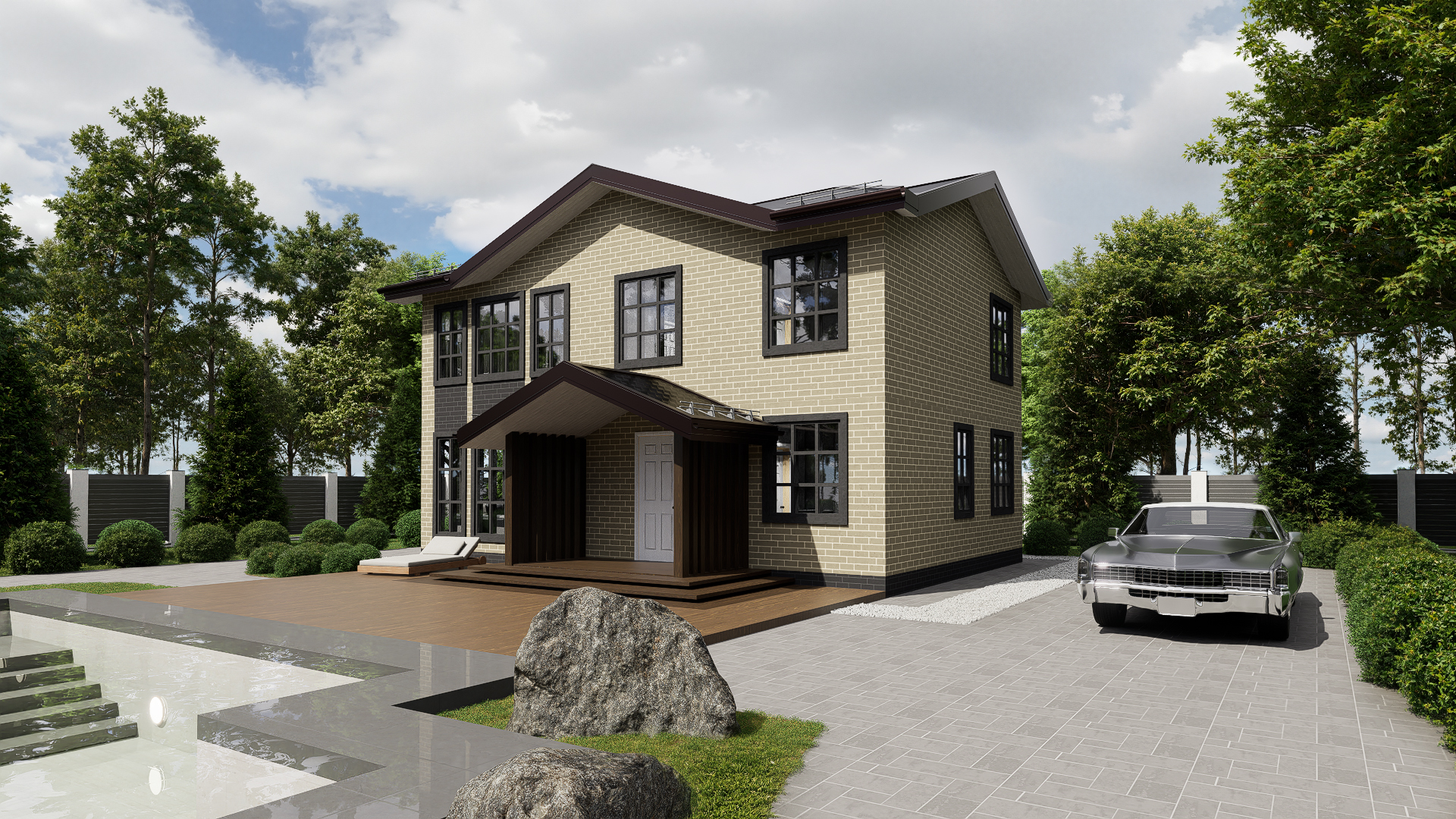 картинка Каркасный дом Маршал от LEGNO