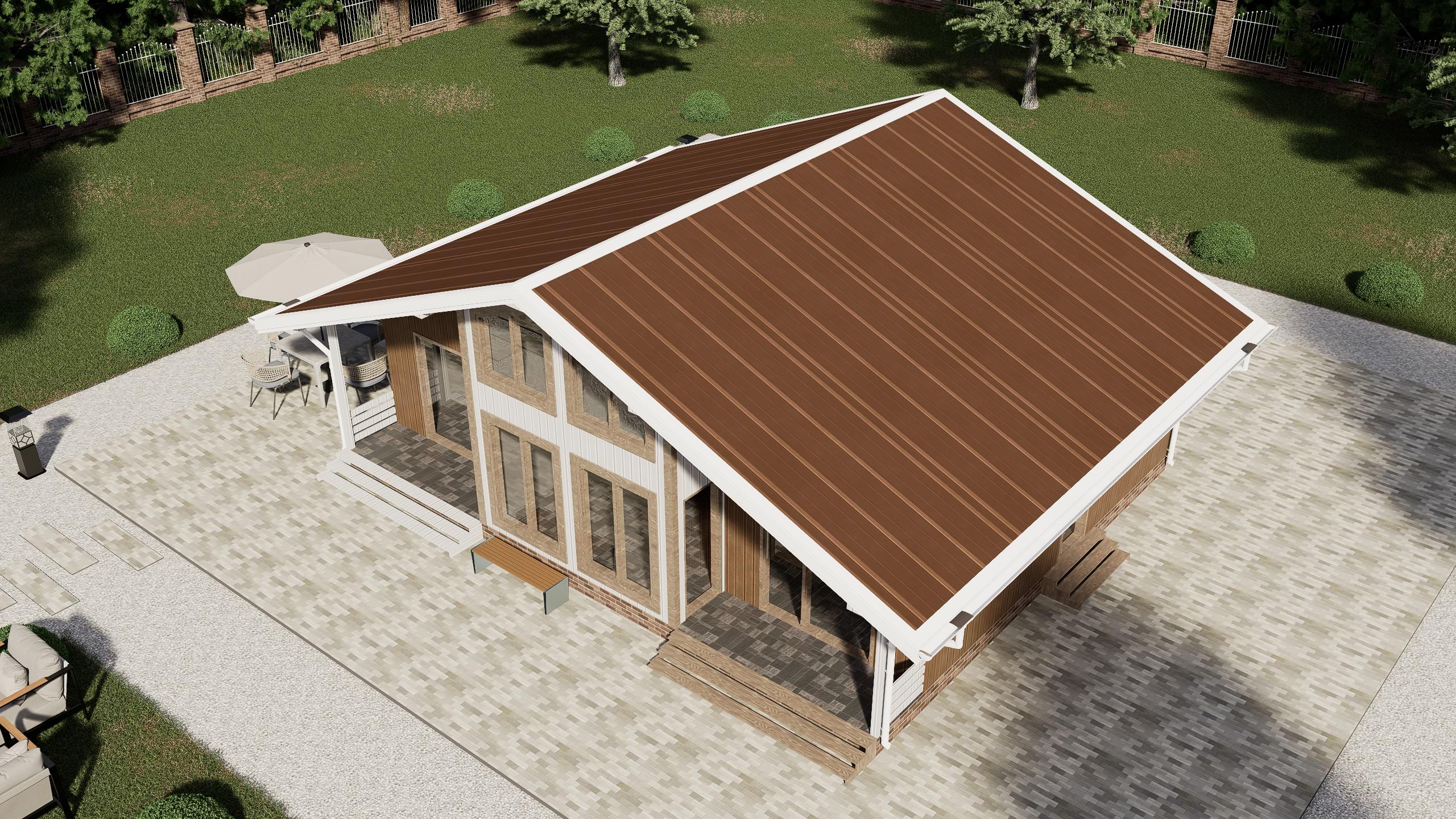 картинка Каркасный дом Мираж от LEGNO