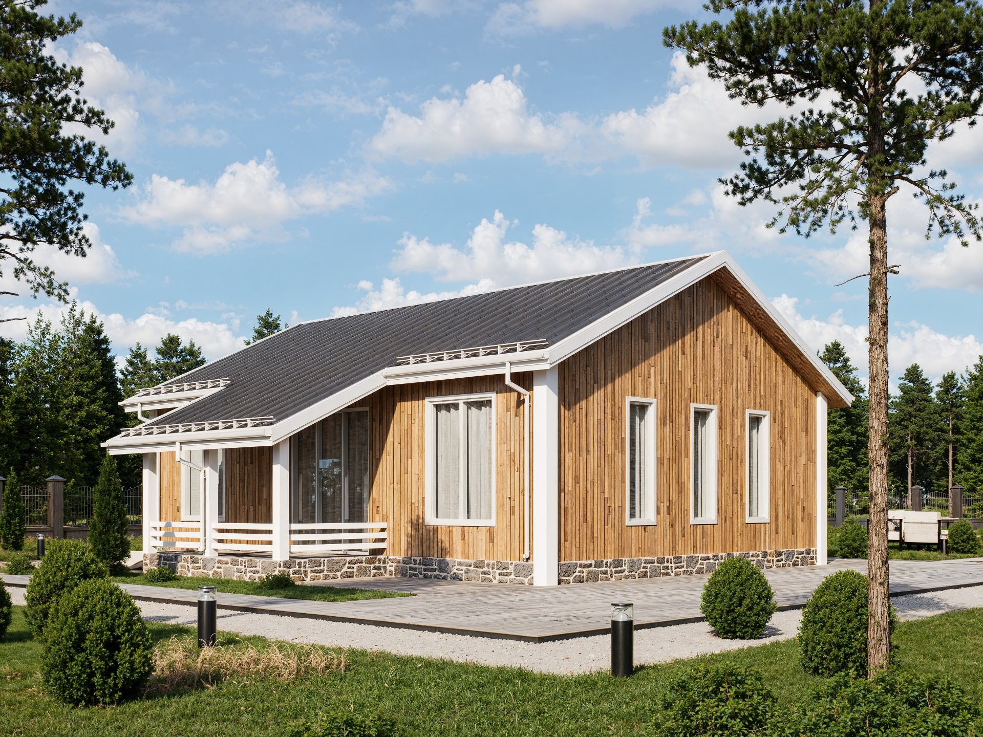 картинка Каркасный дом Хьюстон от LEGNO